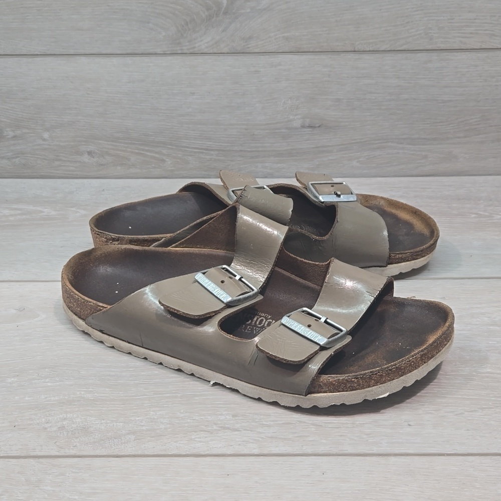 Birkenstock Women Arizona Sandals Flats shoes sz 41/10 Narrow